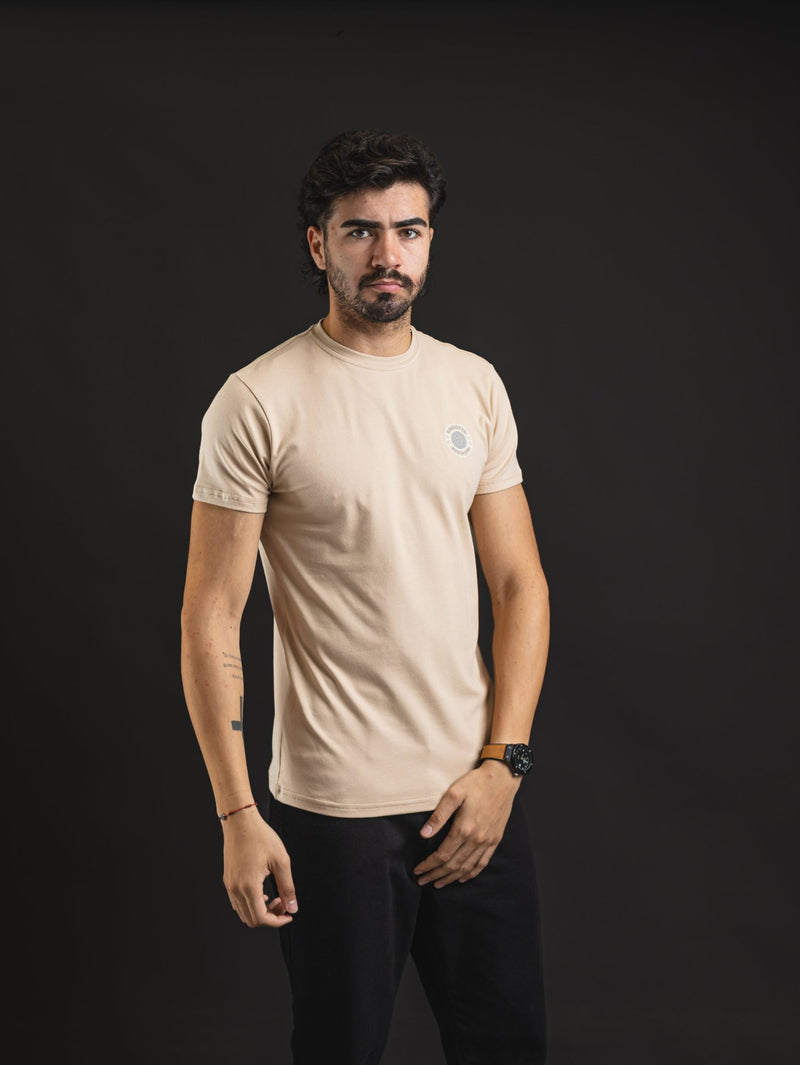 T-SHIRT OTTO NEW BASIC ARC 026. CAMEL