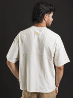 Remera oversize REDENTOR Multi Marfil - espalda