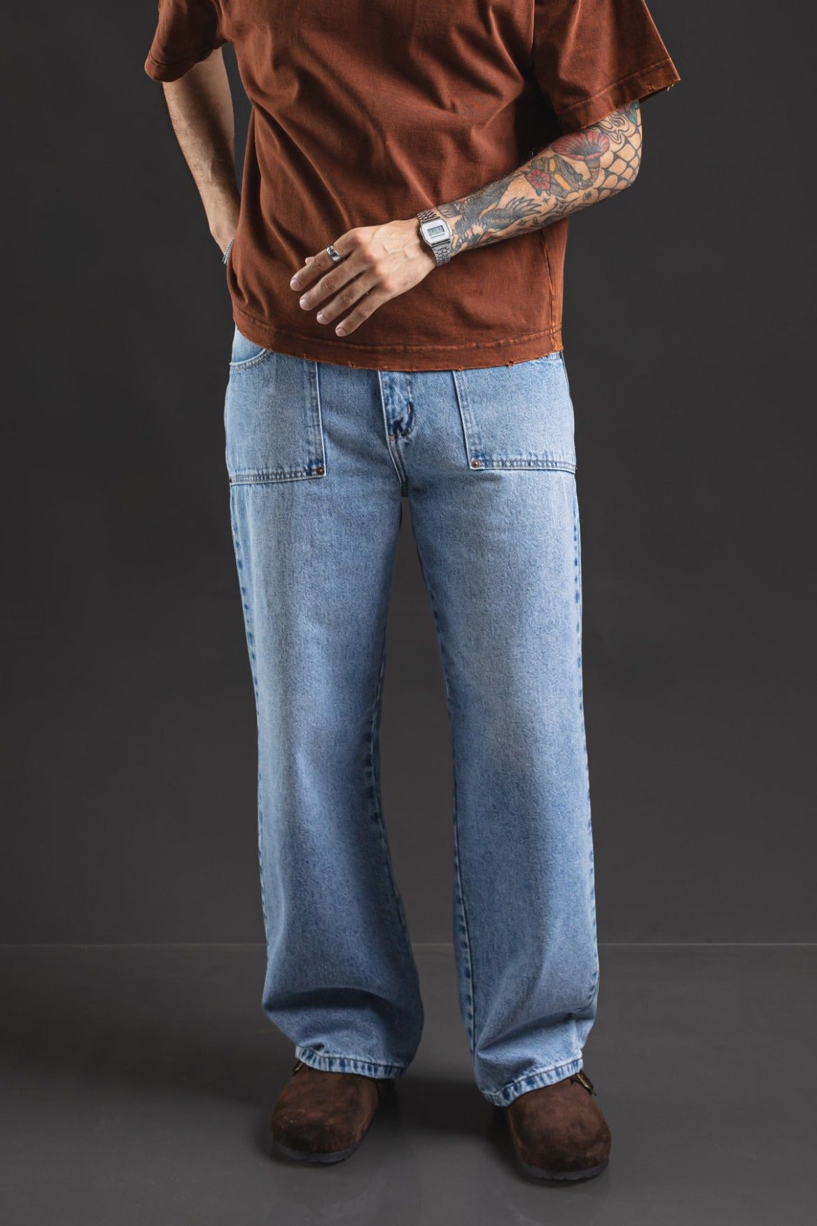 Pantalón Baggy Chopp Snow Nara, vista frontal
