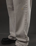 Pantalón Baggy Arena - logo bordado dorado en la pierna