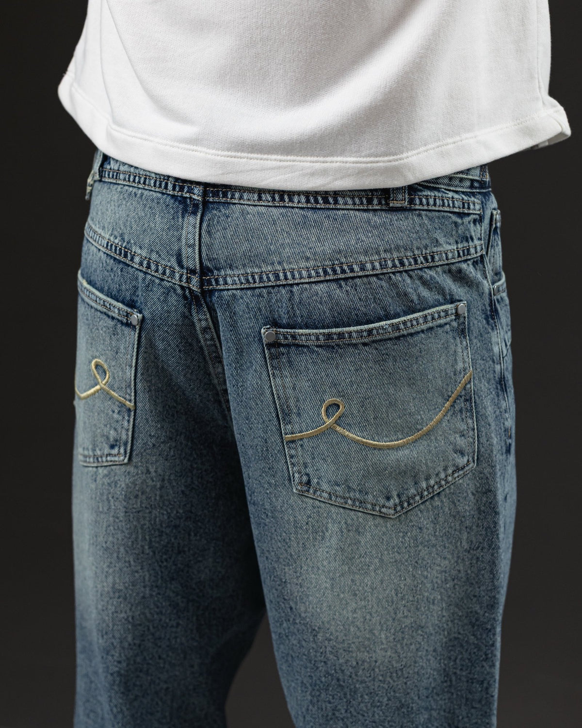 Pantalón Baggy Azul Nevado - foto 6