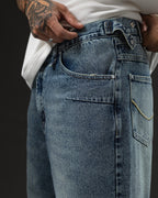 Pantalón Baggy Azul Nevado - foto 7