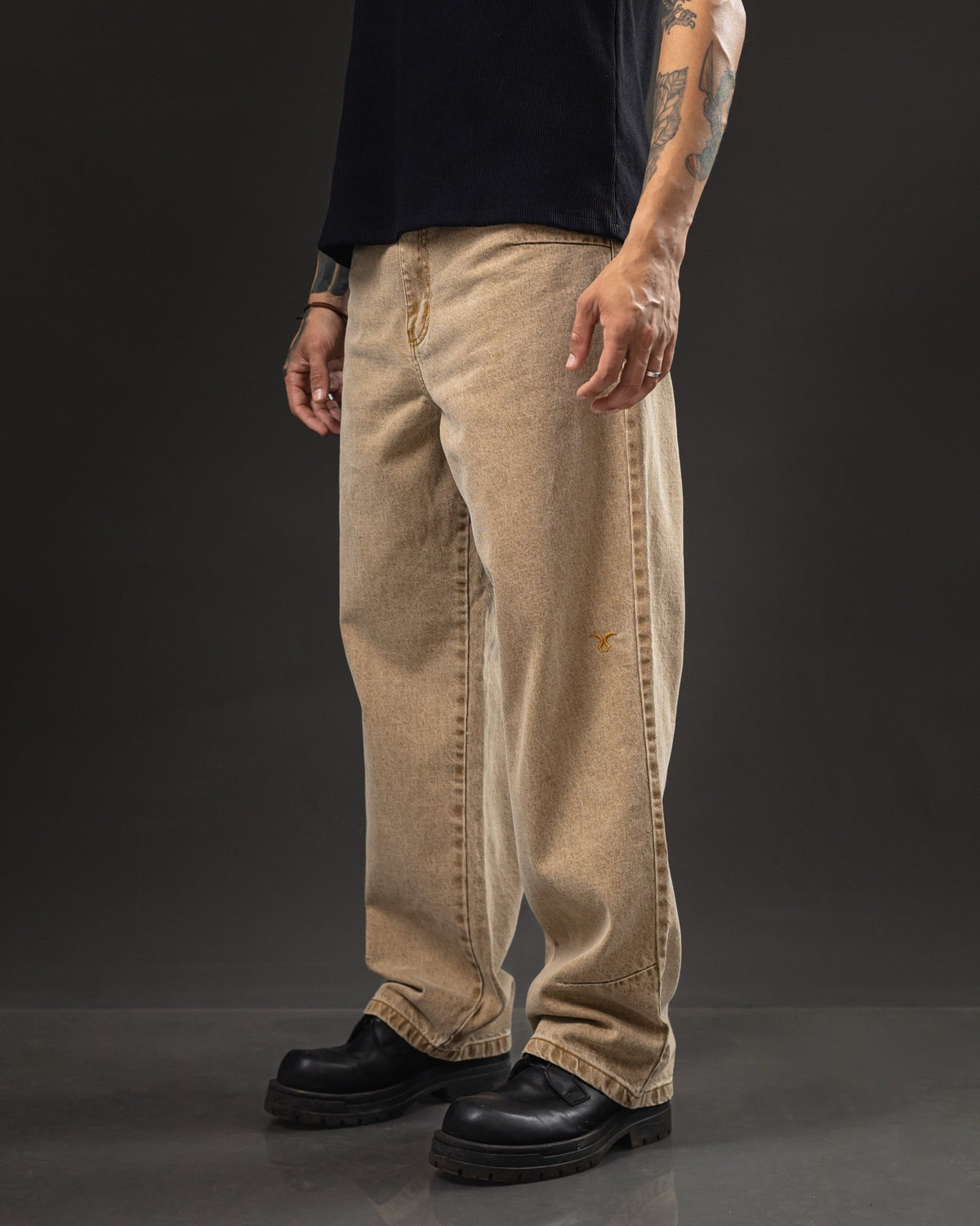 Pantalón Baggy Durazno - vista lateral