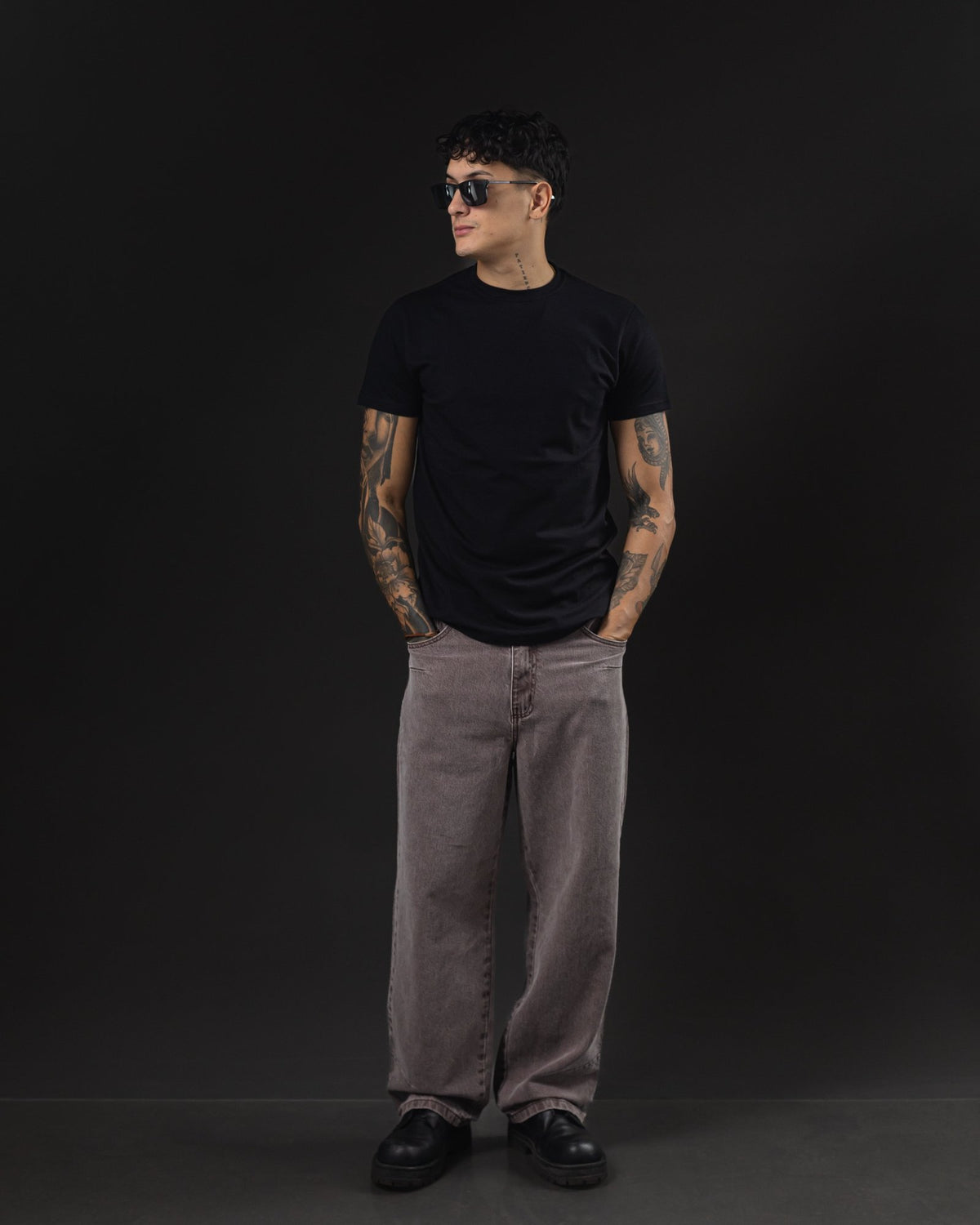 Pantalón Baggy Marrón - foto 1