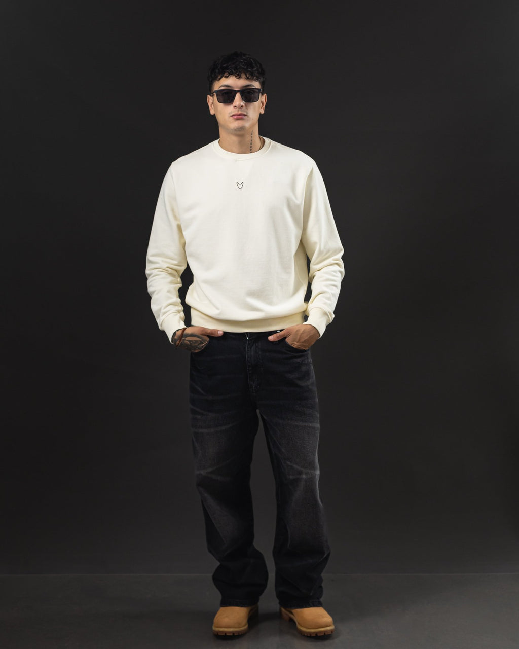 Pantalón Baggy Negro Marcado - foto 1