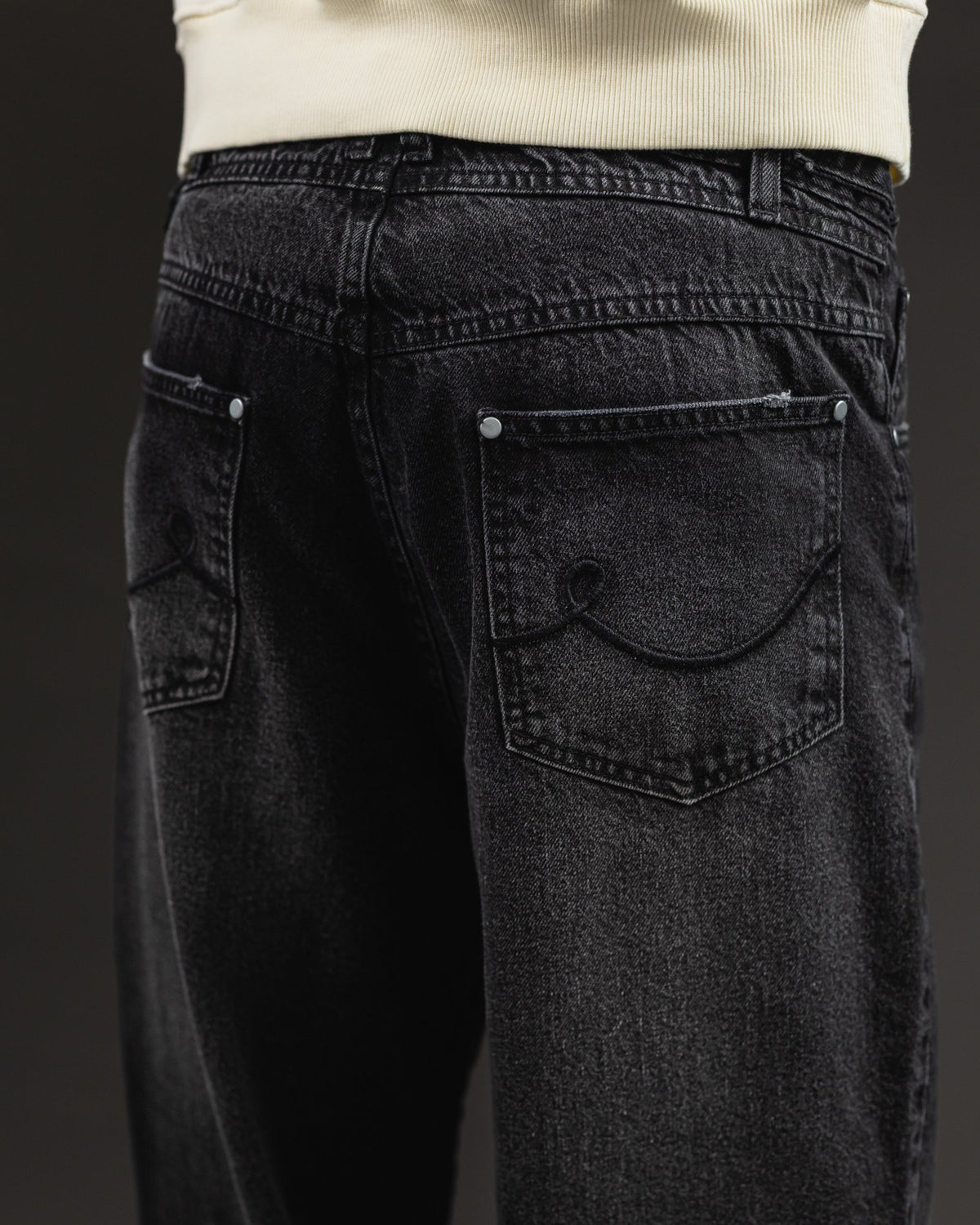 Pantalón Baggy Negro Marcado - foto 11