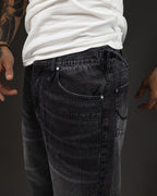 Pantalón Baggy Negro Marcado - foto 12