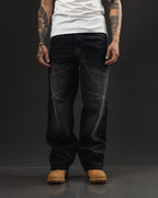 Pantalón Baggy Negro Marcado - foto 4