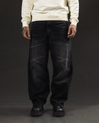 Pantalón Baggy Negro Marcado - foto 5