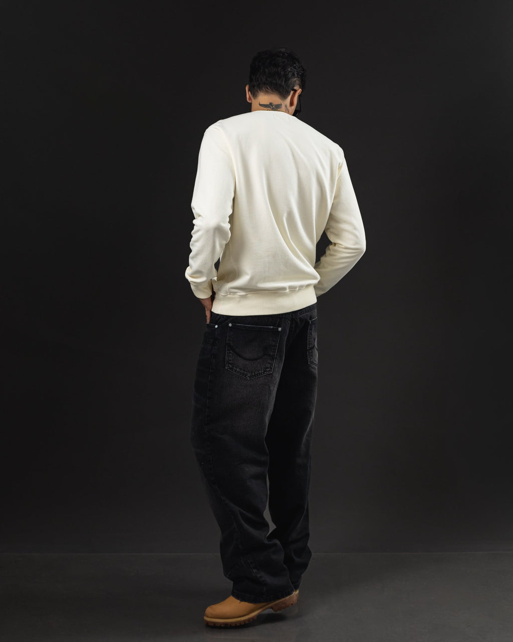 Pantalón Baggy Negro Marcado - foto 7