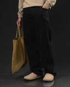 Pantalón Baggy Negro Oscuro - foto 5