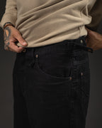 Pantalón Baggy Negro Oscuro - foto 6