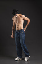 Pantalón baggy OTTO Blue Black - look completo