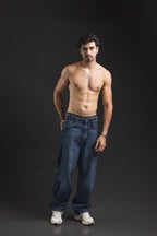 Pantalón baggy OTTO Blue Black - look completo