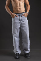 Pantalón baggy OTTO Ice Grey - vista frontal