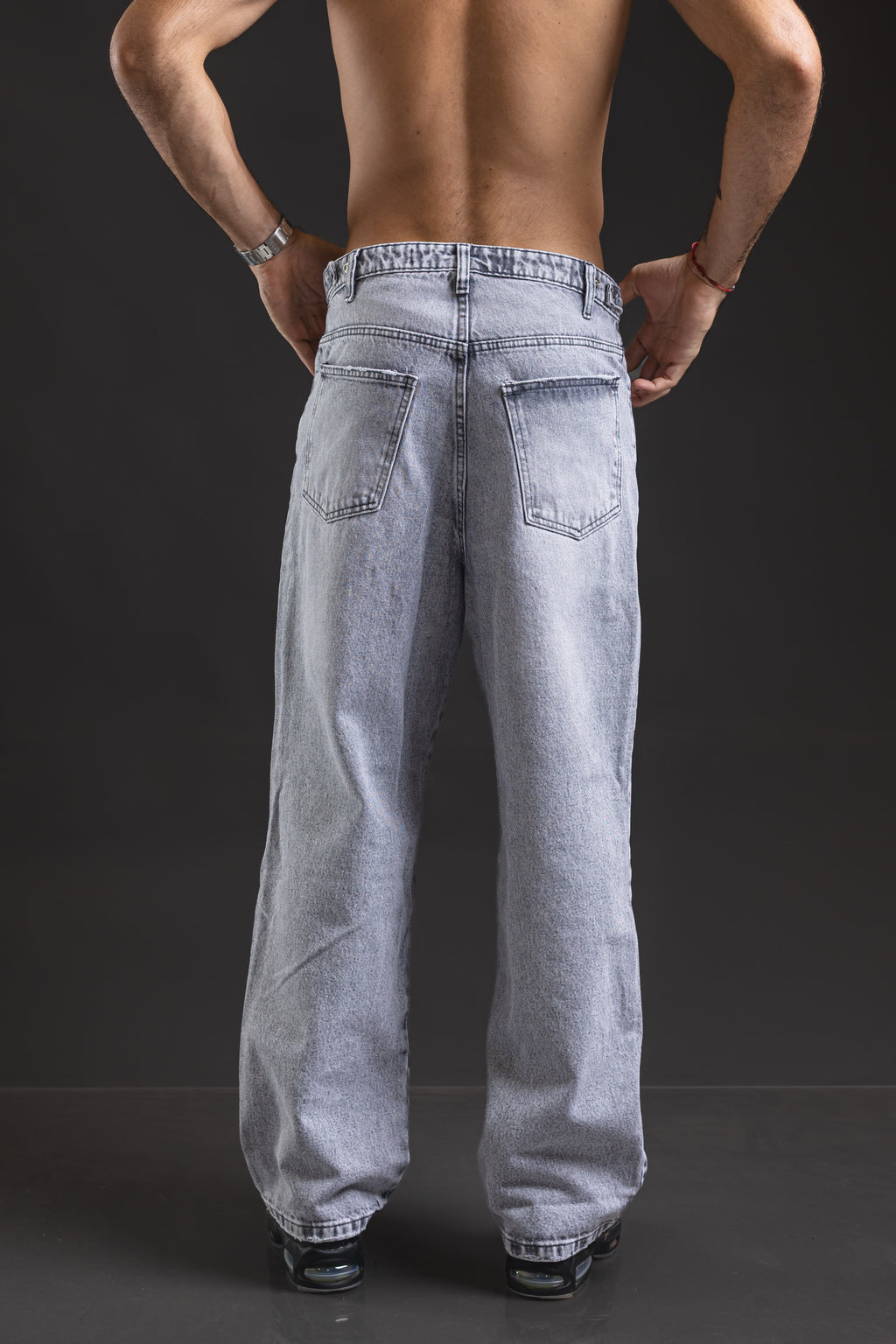 Pantalón baggy OTTO Ice Grey - vista trasera