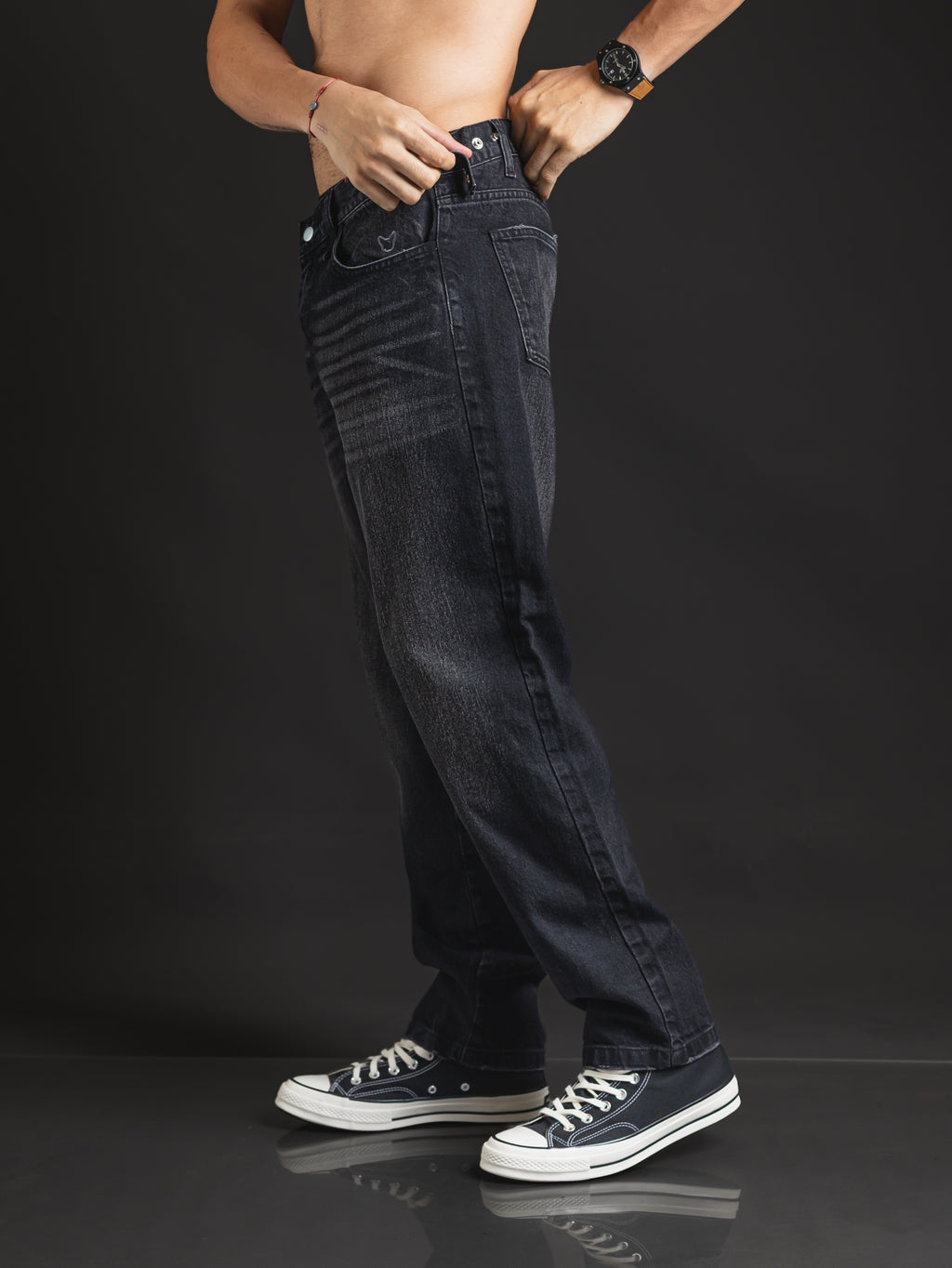 Pantalón OTTO Recto Black Mid