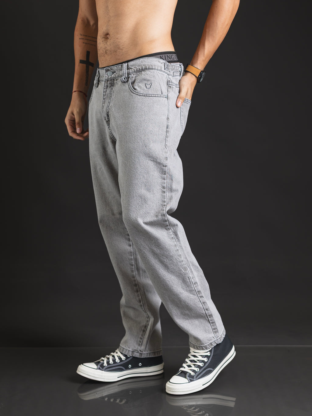 Pantalón OTTO Recto Grey Mid