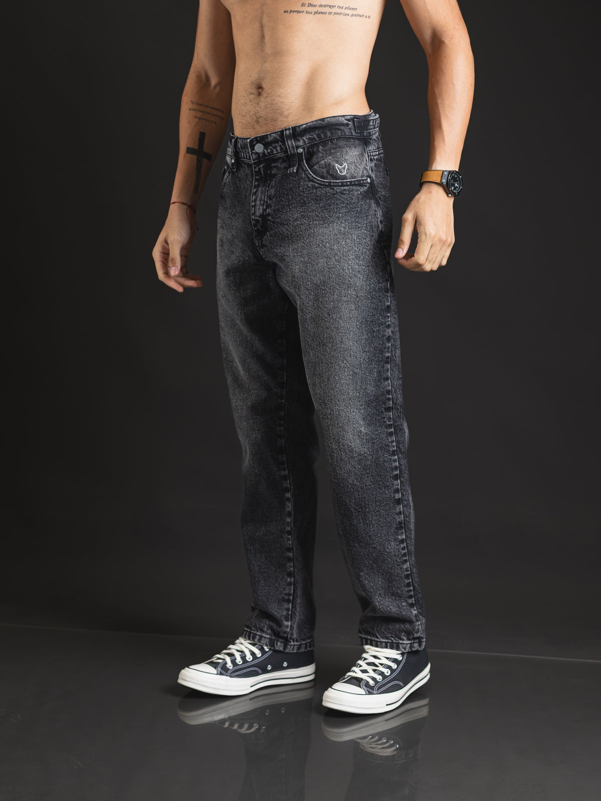 Pantalón OTTO Recto Snow Black