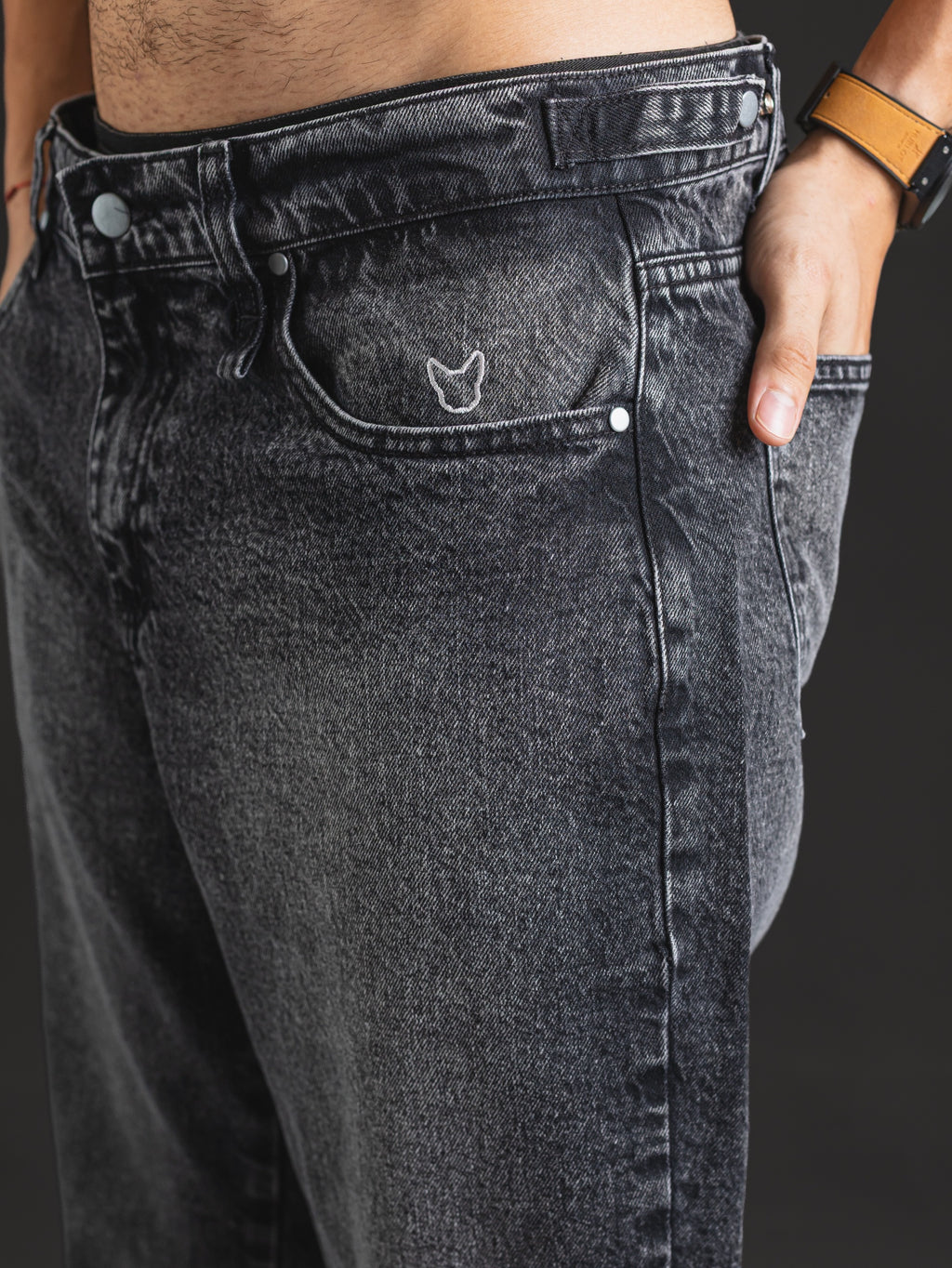 Pantalón OTTO Recto Snow Black