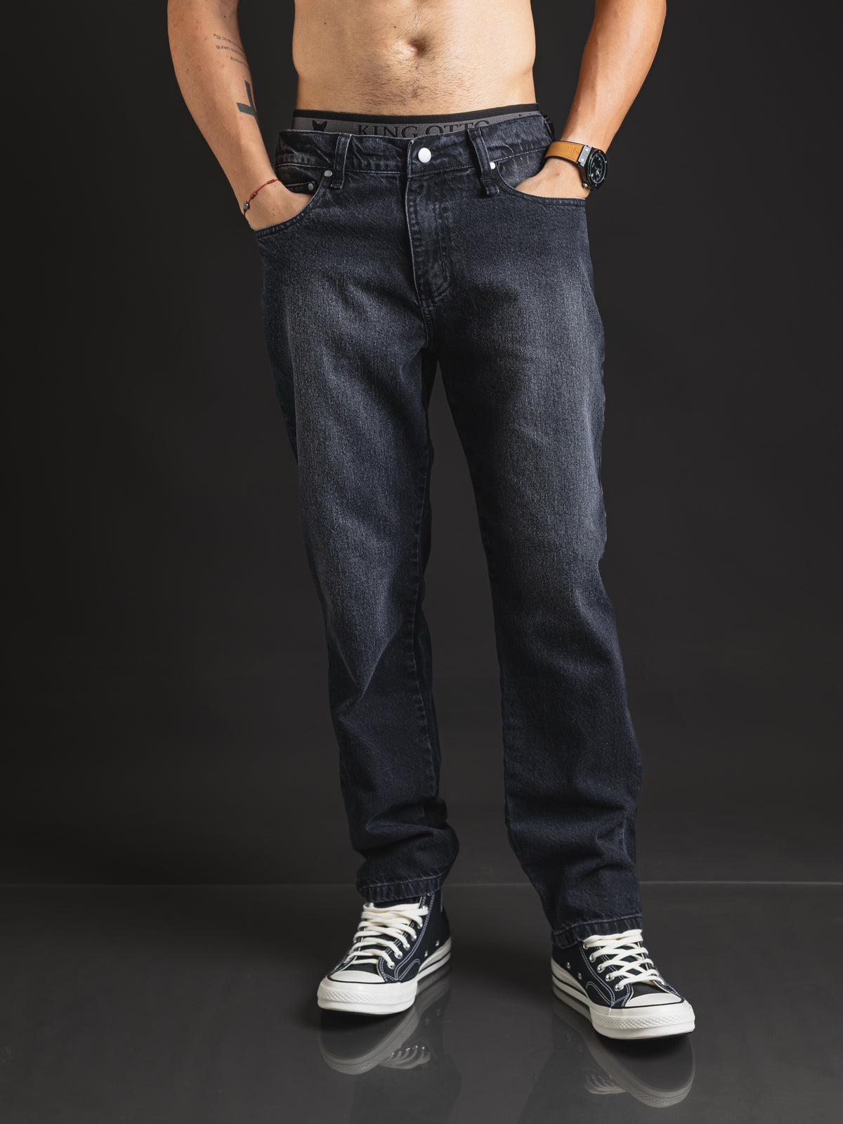 Pantalón OTTO Recto Stone Black