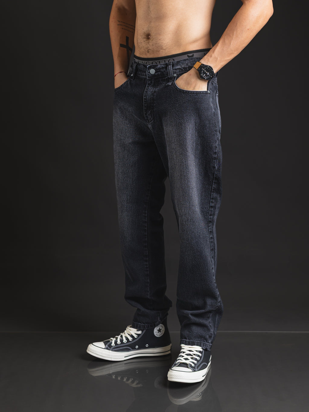 Pantalón OTTO Recto Stone Black