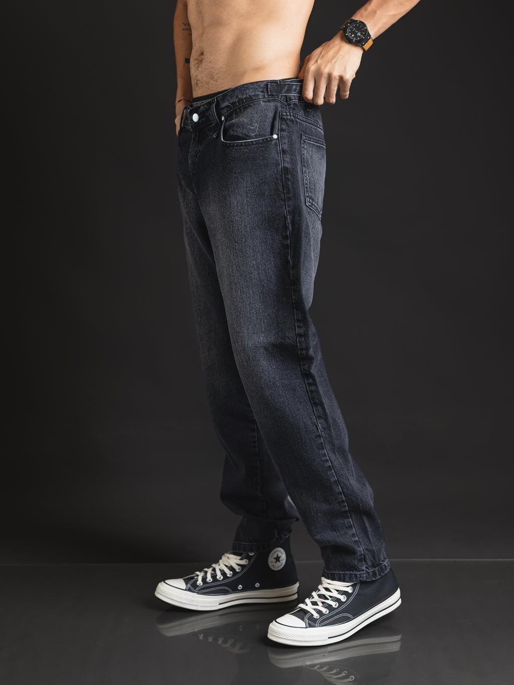 Pantalón OTTO Recto Stone Black