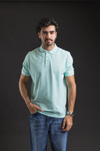 Polo OTTO New Basic verde agua – look completo
