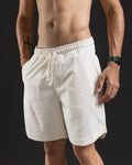 Short Engomado Confort Eco crema – vista frontal en primer plano